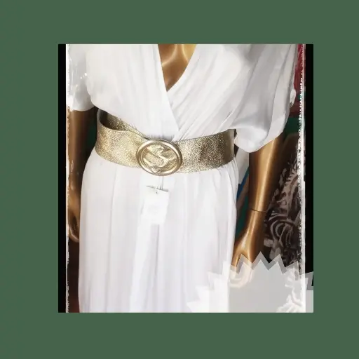 Vestido blanco de seda