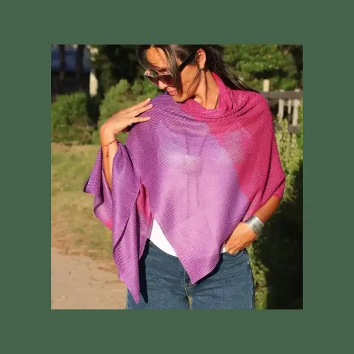 Poncho de hilo timbo' 